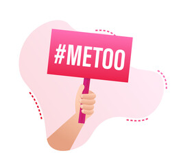 Metoo hashtag thursday throwback symbol.  stock illustration.