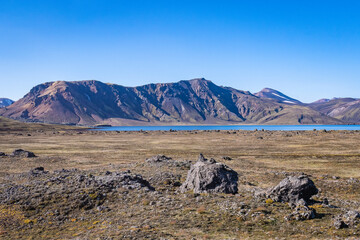 Cityscape of Landmannalaugar (Iceland)