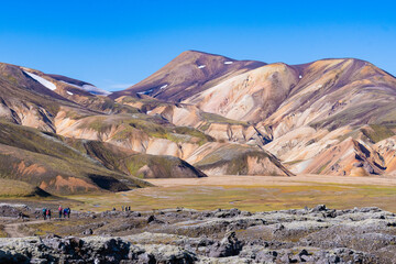 Cityscape of Landmannalaugar (Iceland)