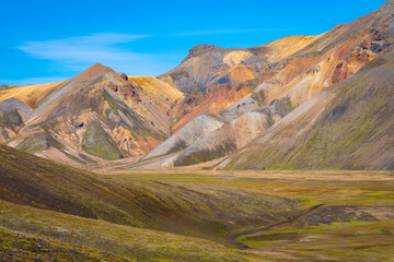Cityscape of Landmannalaugar (Iceland)