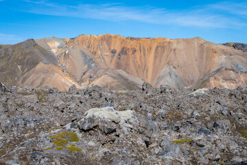 Cityscape of Landmannalaugar (Iceland)