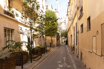 narrow street in the old town
