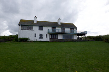 Fototapeta na wymiar Treyarnon Bay Padstow Cornwall UK 09 24 2022 Windover House