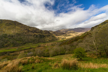 Nant Gwynant Pass, Snowdonia, North Wales, UK, landscape