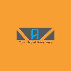 A letter logo minimal a letter design