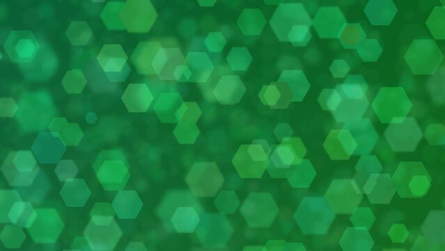 Motion graphics. Abstract background with bokeh. Soft light defocused spots