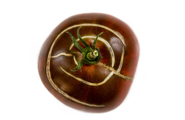 Crimean Black - Ancient Tomato -Top View.