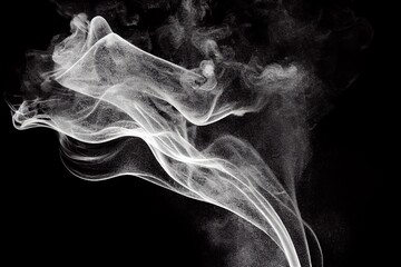 Digital White Smoke Stock Image