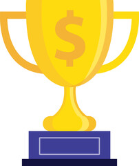 Golden trophy prize for the winner.