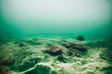 Naklejka premium Digital Water Nature Stock Image