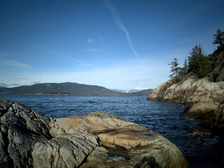 Pacific ocean in British Columbia