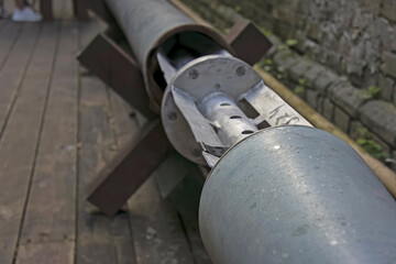 Fragment metal military rocket bomb, chip rocket bomb of armored military iron from Ukraine war,...