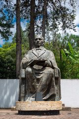 Statue of Benito Juarez, at Guelatao, Oaxaca, Mexico