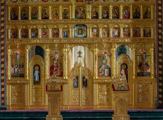 Iconostasis in the Salva monastery - Romania