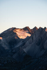 Gletscher am Morgen