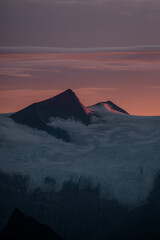 Austrian Glacier in the Morning