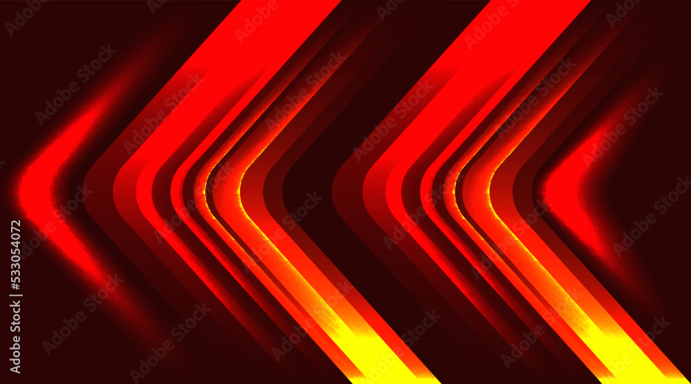 Poster light red arrow movement bright concept glow line progress idea fantasy exposure burst overlap flash