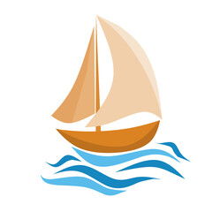 illustration vector Graphic of boat perfect for  columbus Day Photo 