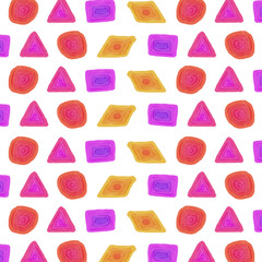 Abstract geometry shapes draw texture seamless background