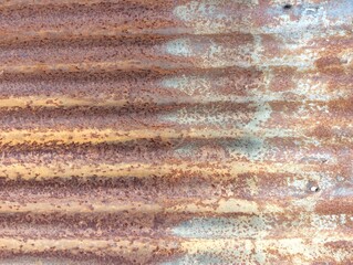 Old zinc fence background