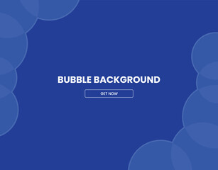 abstract blue background with bubble