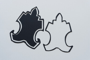 dingbat silhouette cutout of shields