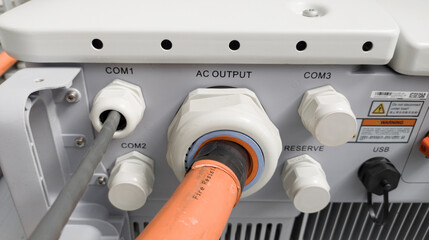 Power Cable AC output from Inverter solar panels.