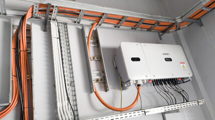 Inverter circuit for controlling solar panels, for electrical energy needs.