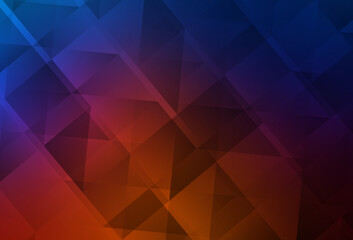 Light Blue, Red vector abstract mosaic background.