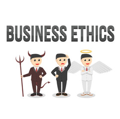 male business letter ethics design character