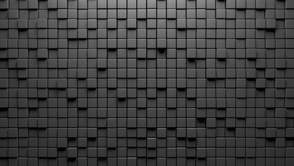 CGI 3d rendering wall square abstract wallpaper background