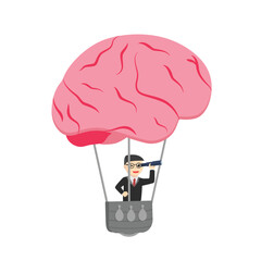 Searching With Brain Air Ballon