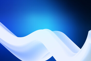 Dark BLUE vector glossy abstract layout.