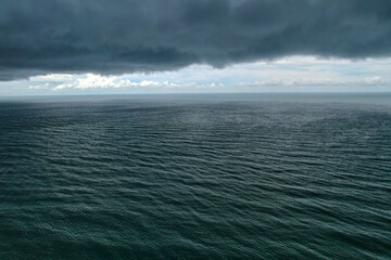 Storm over the Atlantic Ocean