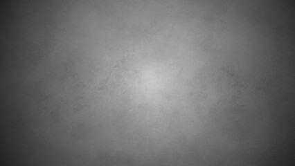 Texture of old gray concrete wall for dark background with light shadow