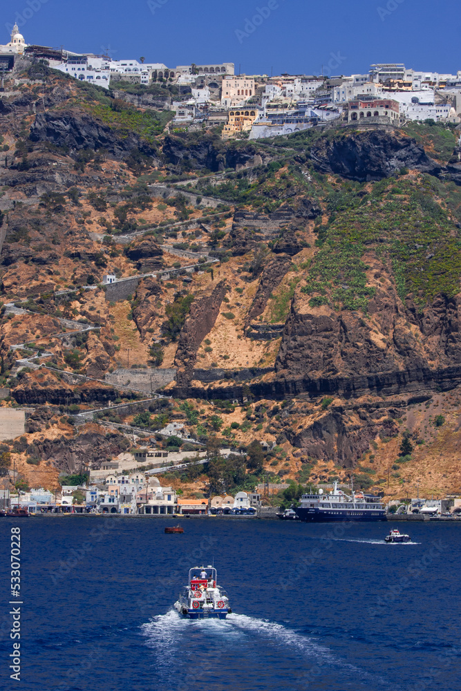 Poster サントリーニ島