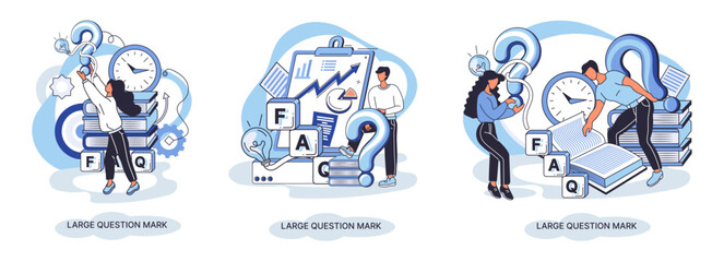 Ladge question mark metaphor. Problem and solution concept, question mark. Ask questions and receive answers. Online support center. Solving complex issues, why sign forum. FAQ frequently asked help