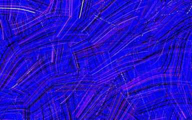 Light Pink, Blue vector template with wry lines.