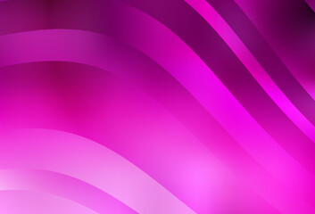 Light Pink vector template with wry lines.