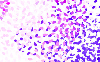 Light Pink vector background with abstract shapes.