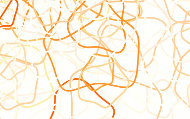 Obraz premium Light Orange vector texture with abstract forms.