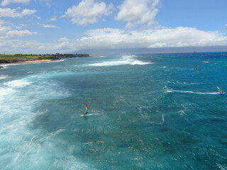 Obraz premium Kite Surfing off the Coast of Maui, Hawaii 4