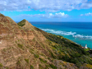 Diamond Head Crater and Lighthouse, Side View 5