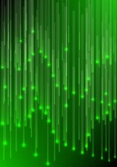 Vector digital technology concept, abstract background.Abstract futuristic illustration in green color background. Creative technology concept.