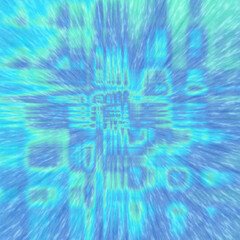 Tie dye pattern abstract background, Fashionable Pastel Textile Watercolour. Rainbow Artistic Circle. Tiedye Swirl. Vibrant Spiral Texture. Magic Fantasy Dirty Painting. blue, green with some corner
