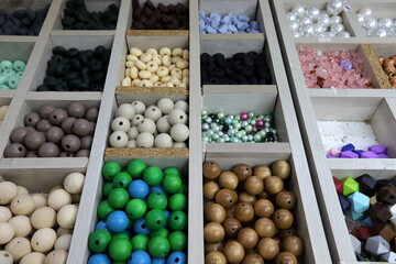 Goods and clothing are sold in a large store in Israel.