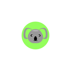 Fototapeta premium koala icon illustration vector