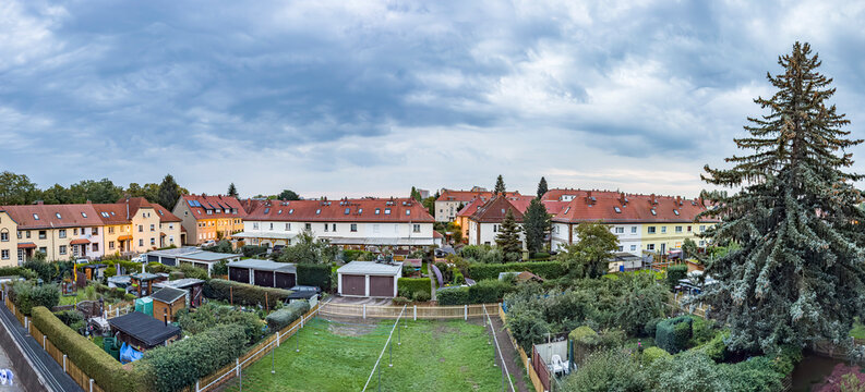 Dresden Reck mit Blick auf Prohlis