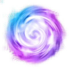 Abstract transparent iridescent swirl element. © jdwfoto