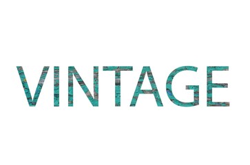 Classic vintage text on a white background.